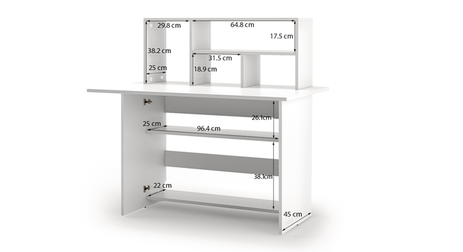 BluePearl Attrazione Study Table 